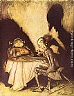 Arthur Rackham Mother Goose Jack Sprat and His Wife painting